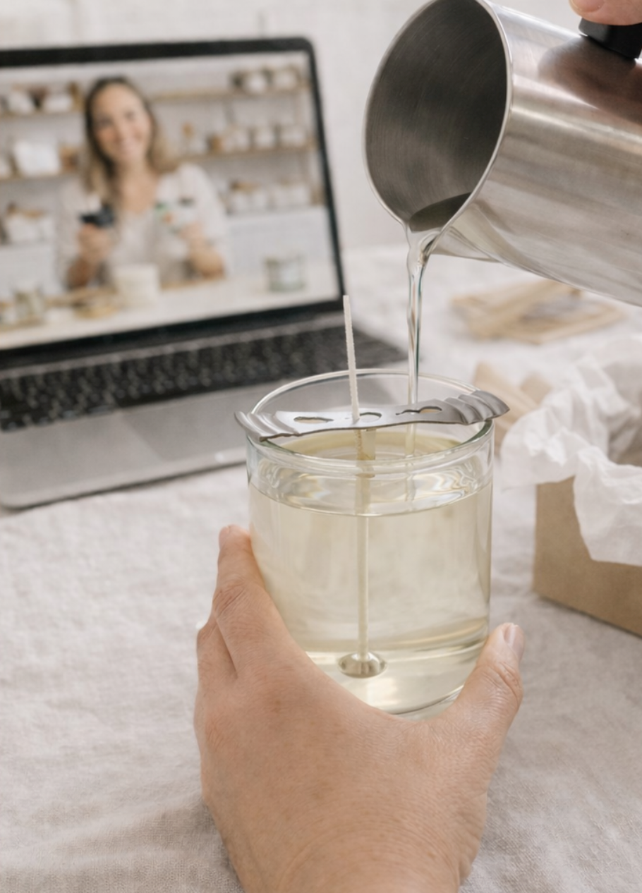 Online Candle Pouring Class