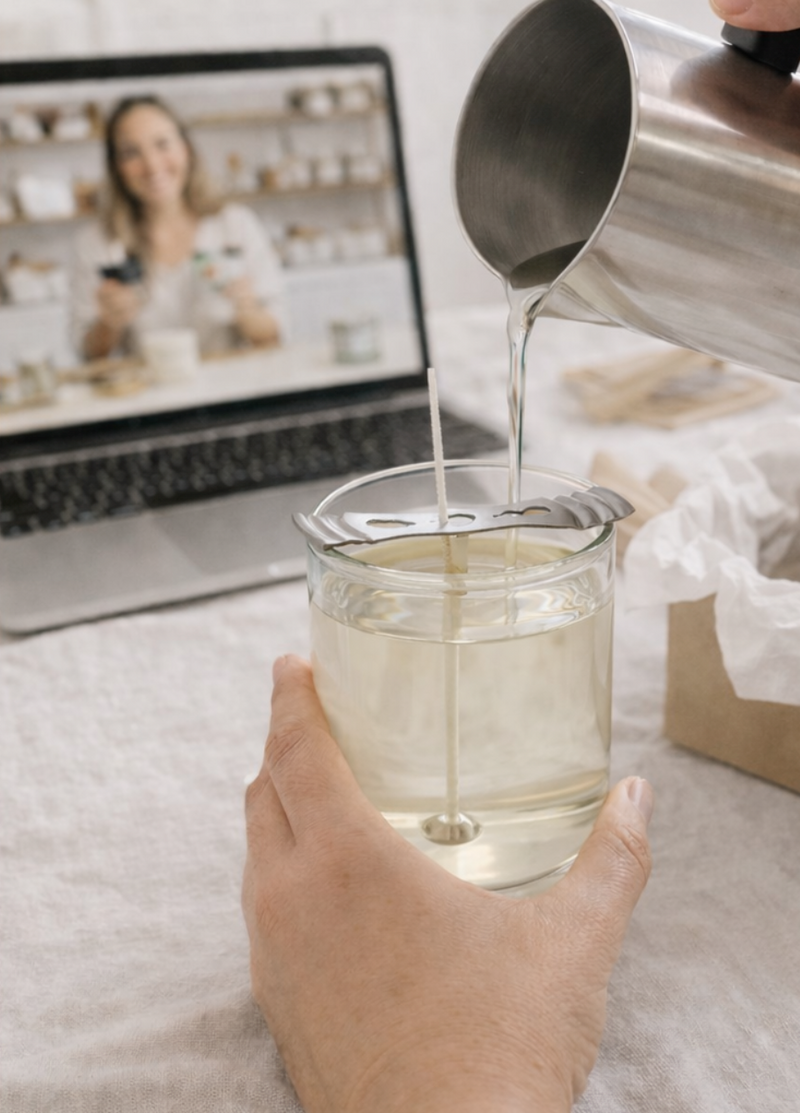 Online Candle Pouring Class